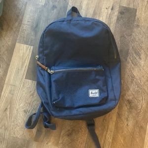 Hershel Backpack Navy with Red Inside